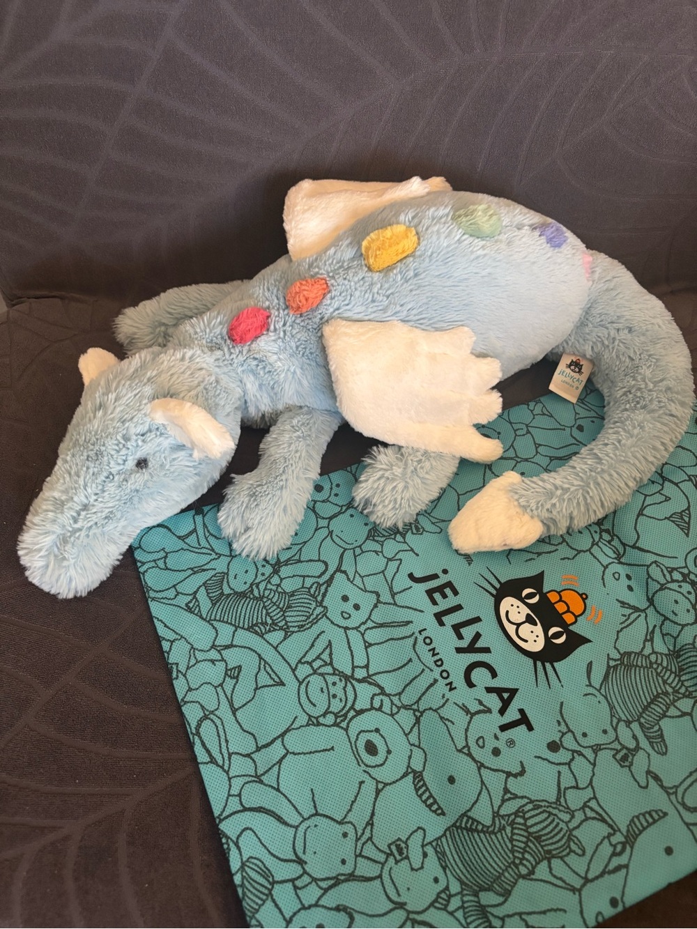 Jellycat Sky Dragon Plush Toy (with official dust bag)